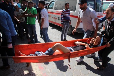 Gazze'de Katliam Açıklaması Filistinli Şehit  Sayısı 60'A Yükseldi
