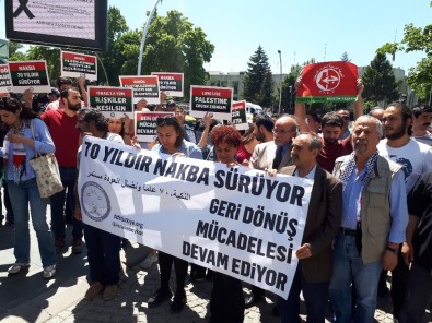 İsrail'in Ankara Büyükelçiliği Konutu'na Siyah Çelenk