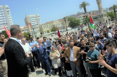 İzmir'deki Vatandaşlar Kudüs İçin Tek Yürek