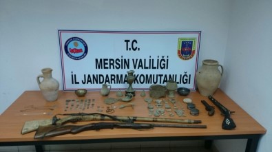 Mersin'de Kaçak Kazı Yapan 1 Kişi Gözaltına Alındı