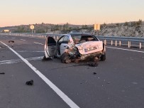 Tavşanlı'da Trafik Kazası Açıklaması 1 Yaralı