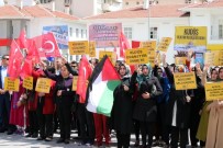 BÜYÜK BIRLIK PARTISI - Yozgat'ta, İsrail Ve ABD Protesto Edildi