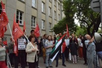 Gazze Katliamı Polonya'da Protesto Edildi