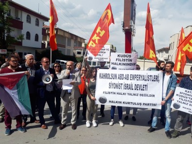 İsrail'in Ankara Büyükelçiliği Önünde Eylem