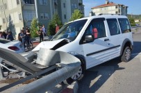YENIMUHACIR - Keşan'da Trafik Kazası Açıklaması 1 Yaralı