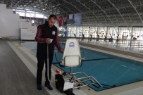 ENGELLİ ASANSÖRÜ - Olimpik Yüzme Havuzuna Engelli Asansörü