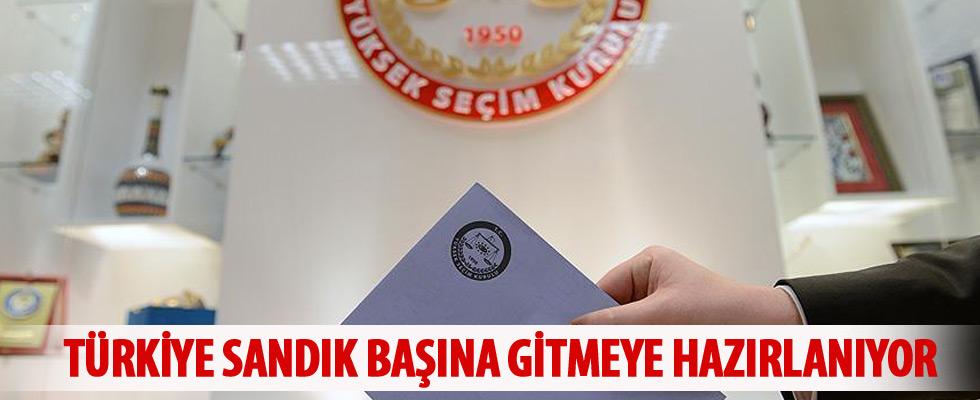 Türkiye 24 Haziran'da sandık başına gitmeye hazırlanıyor