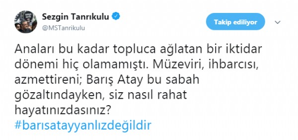 CHP'li vekil, Barış Atay'ın savunuculuğuna soyundu