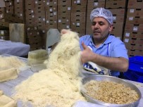 KADAYıF - Erzurum'da Ramazan ayının vazgeçilmezi kadayıf