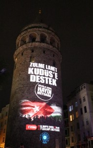 Galata Kulesi'nde Video Mapping Afişi