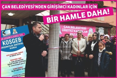 Çan Belediye'si'nden Girişimci Kadınlar İçin Bir Hamle Daha