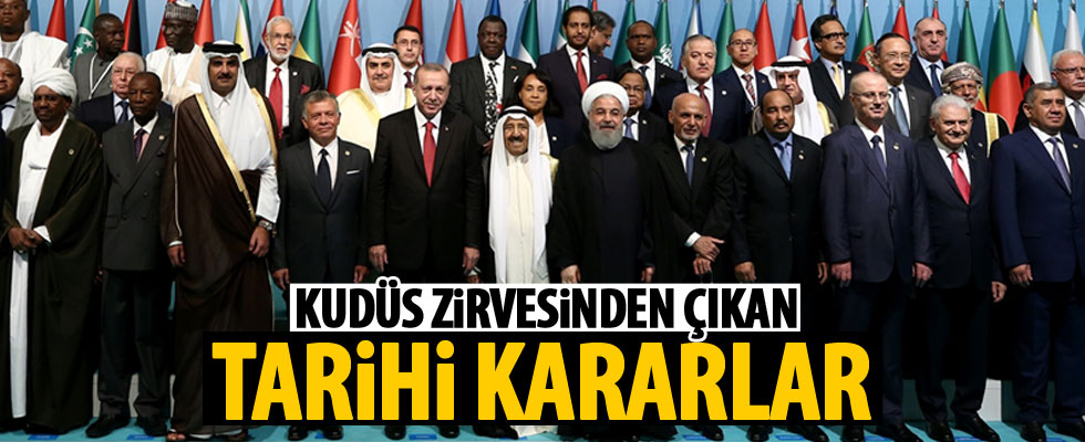 Cumhurbaşkanı Erdoğan, İslam Zirvesi bildirgesini açıkladı