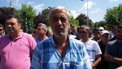 Edirne'de Bazı Belediye İşçilerinden İş Bırakma Eylemi