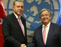 GUTERRES - Erdoğan, BM Genel Sekreteri ile görüştü