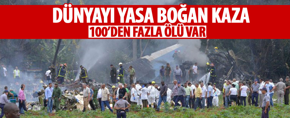 Küba'da yolcu uçağı düştü