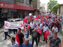 ŞEREF AYDıN - Havran'da İsrail Ve Amerika Protesto Edildi
