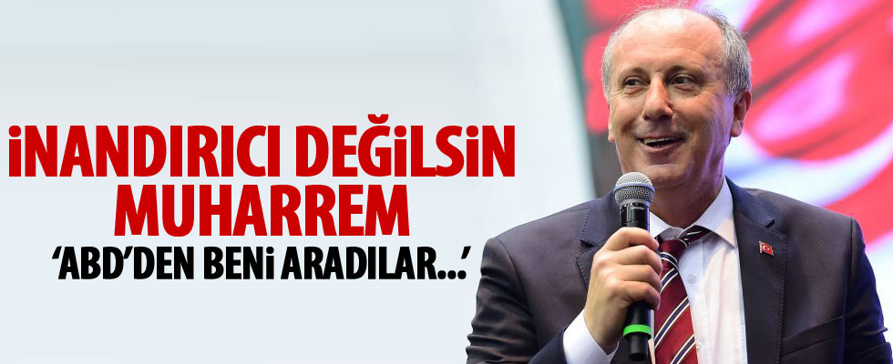 Muharrem İnce'den Gülen iddiası
