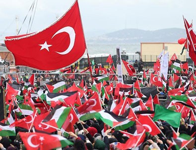 Yenikapı'da 'Zulme Lanet Kudüs'e Destek' mitingi düzenleniyor