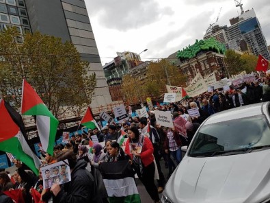Avustralya'da Filistin'e Destek Gösterisi