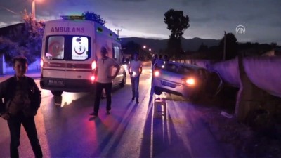 Düzce'de Otomobille Motosiklet Çarpıştı Açıklaması 5 Yaralı