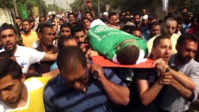 Gazze Şehidini Uğurladı