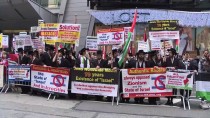 İsrail'in Gazze Katliamı New York'ta Protesto Edildi