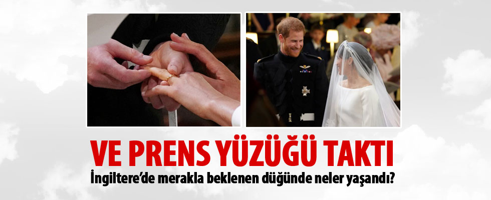 Prens Harry ve Markle evlendi