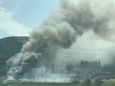 Yalova'da Fabrika Yangını