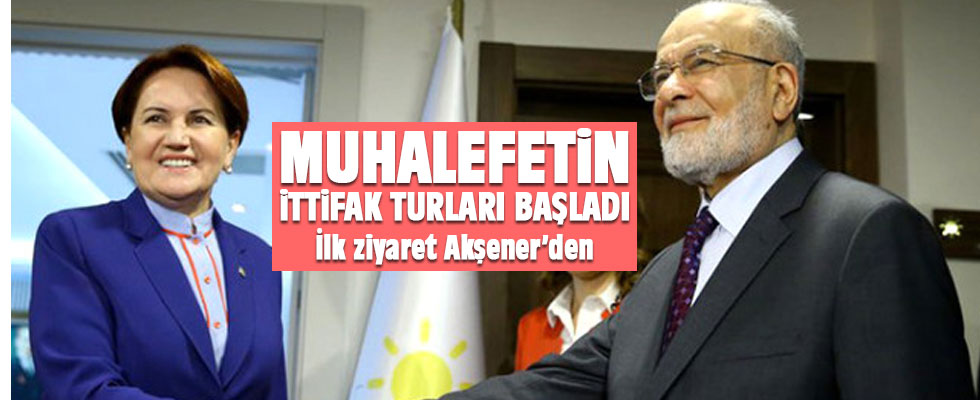 Akşener'den Karamollaoğlu'na ittifak ziyareti!