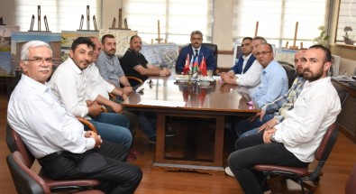 Nazilli Ticaret Borsası'ndan Başkan Alıcık'a Ziyaret
