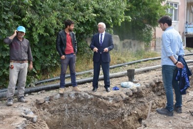 Reşadiye'de Altyapı Çalışmaları Devam Ediyor