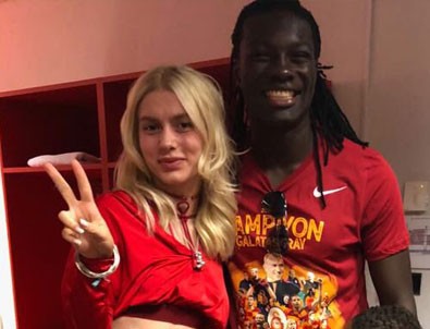 Aleyna Tilki ile Gomis buluştu