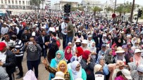 Fas'tan Filistin'e Destek Gösterisi