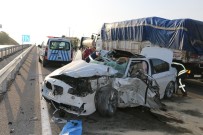 BENGÜ - Kula'da Trafik Kazası Açıklaması 1 Ölü, 3 Yaralı