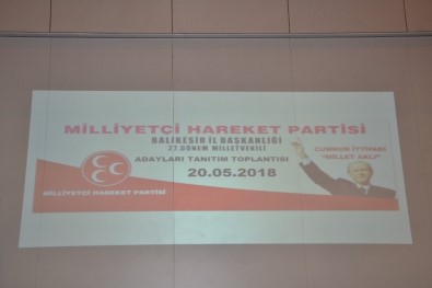 MHP Balıkesir Milletvekili Adaylarını Tanıttı