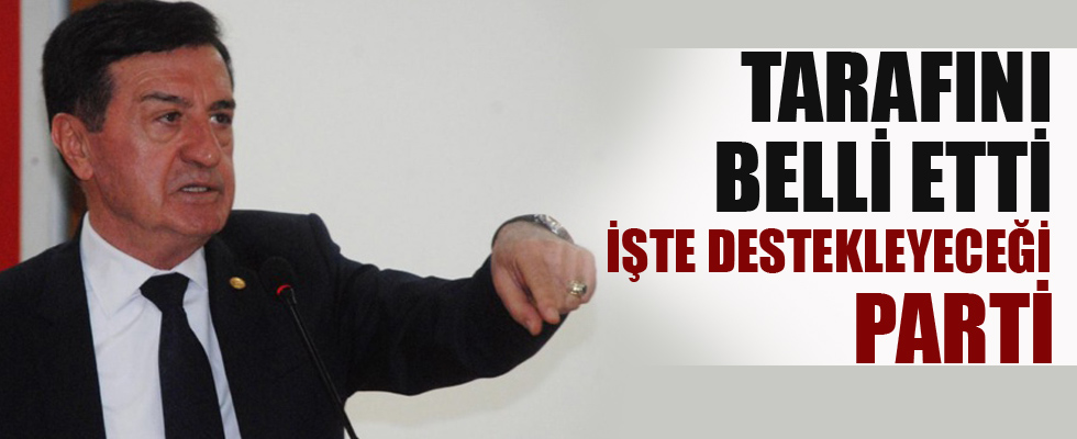 Osman Pamukoğlu tarafını belli etti