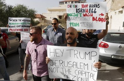 ABD'li Heyet Beytüllahim'de Protesto Edildi