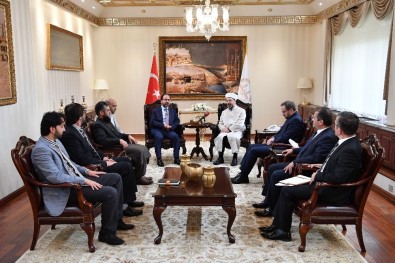 Erbaş, Afganistan Hac Ve Din İşleri Bakanı Osmani'yi Kabul Etti