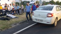 KEMAL ÖZTÜRK - Samsun'da Otomobil Motosiklete Çarptı Açıklaması 1 Ölü
