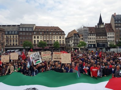 Strasbourg'dan Filistin'e Destek