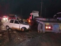 Tır İle Otomobil Çarpıştı Açıklaması 1 Yaralı