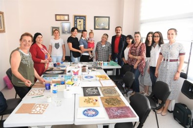 Atatürk Kadın Yaşam Köyü'nde Kadınlara Kurs