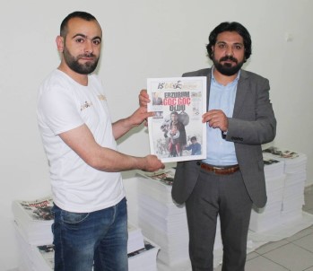 Erzurum'un İlk Ekonomi Gazetesi İş'te Erzurum 5 Bin Tirajla Çıktı