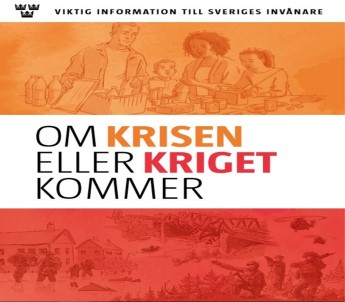 İsveçlilere 'Kriz Veya Savaş Çıkarsa' Kitabı Dağıtılıyor