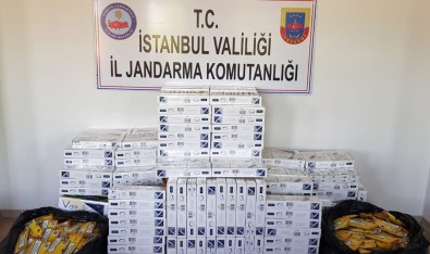 Jandarmadan İstanbul'da Kaçak Sigara Operasyonu