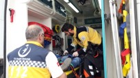HÜSEYIN ATAK - Kars'ta Trafik Kazası Açıklaması 1 Yaralı