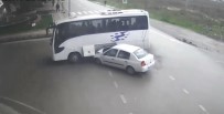 Samsun'da Trafik Kazaları Şehir Polis Kamerasında