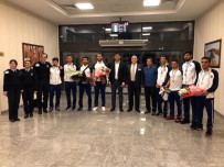 MUSTAFA ÇALIŞKAN - Avrupa Şampiyonları Gaziantep'e Döndü
