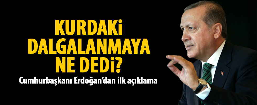 Cumhurbaşkanı Erdoğan: Dalgalanma gerçeklerimizle doğru değil