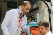 KARAALI - Sürücüsü Bayılan Öğretmen Servisi Otobüs Durağına Daldı Açıklaması 5 Yaralı